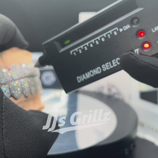 Formal video of JJ's Grillz passing the Diamond Tester.